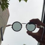 Fashionable Adjustable Sunglasses: Suitable for retro punk parties, sunshade, sun protection and festivals like Easter, graduation season, Halloween and Christmas. With aluminum-magnesium lenses, alloy frames, a glasses case and a lens cloth. photo review