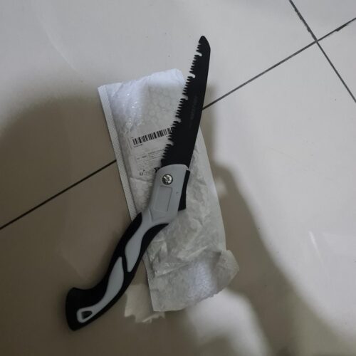 AIRAJ 1pc Industrial Grade Steel Folding Saw, Manual Cutting Tool with Anti-Slip Durable Handle, Three Specifications Available for Outdoor Use, Without Battery photo review