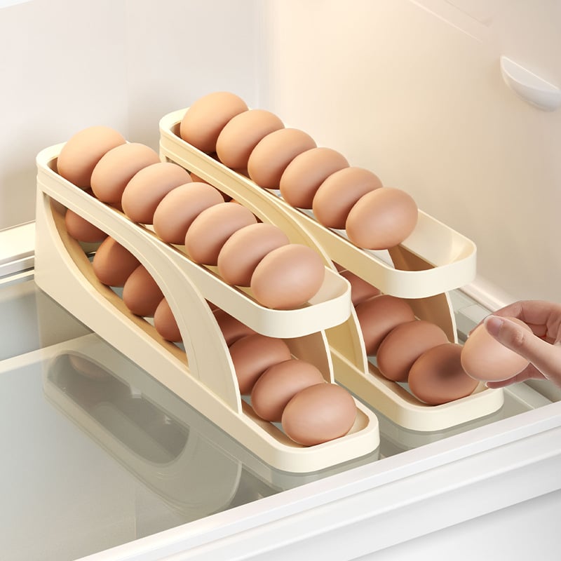 2025 New Automatic Roll-Down Double-layer Egg Dispenser